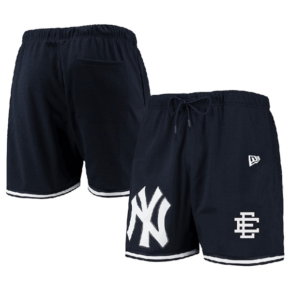 Men's New York Yankees Navy Mesh Shorts
